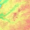 Les Grandes Brosses topographic map, elevation, terrain