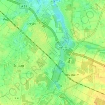 Lötsch topographic map, elevation, terrain