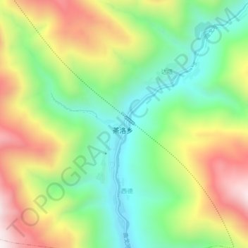 Nige topographic map, elevation, terrain