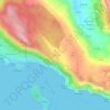 Bosanka topographic map, elevation, terrain