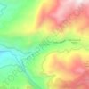 Los Pinos topographic map, elevation, terrain