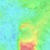 Mont Panisel topographic map, elevation, terrain