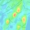 Clark Hill topographic map, elevation, terrain