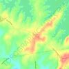 Red Hill topographic map, elevation, terrain