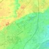 Doppl topographic map, elevation, terrain