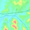 Gray topographic map, elevation, terrain