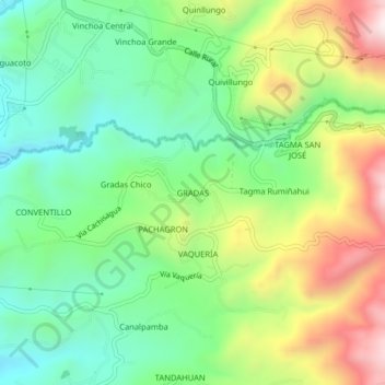 GRADAS topographic map, elevation, terrain