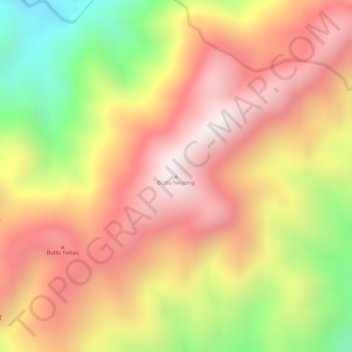 Buttu Neosing topographic map, elevation, terrain
