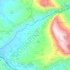 Pëllumbas topographic map, elevation, terrain
