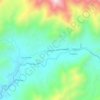 La Jarilla topographic map, elevation, terrain