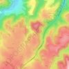 Luzer topographic map, elevation, terrain