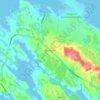 Mongstad topographic map, elevation, terrain