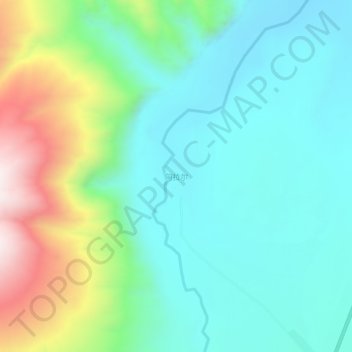 阿拉尔 topographic map, elevation, terrain