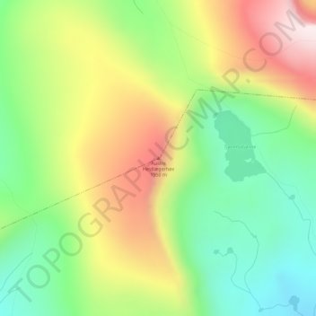 Austre Hestlægerhøe topographic map, elevation, terrain