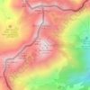 Pic de Comapedrosa topographic map, elevation, terrain