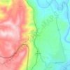 Jiftlik Shughur topographic map, elevation, terrain
