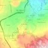 Piedra Larga topographic map, elevation, terrain