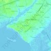 Moultrie Heights topographic map, elevation, terrain