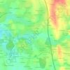 Le Pont topographic map, elevation, terrain