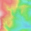 Blaen Hafren topographic map, elevation, terrain