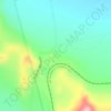Sand Pass topographic map, elevation, terrain