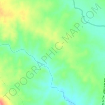 La Carretería topographic map, elevation, terrain