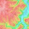 Summit Hills Heights topographic map, elevation, terrain