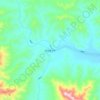 和尚房子乡 topographic map, elevation, terrain