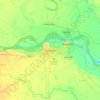 Faizabad topographic map, elevation, terrain