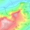 Twyn y Gaer topographic map, elevation, terrain