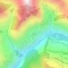 Chain topographic map, elevation, terrain