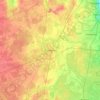 Gatchina topographic map, elevation, terrain