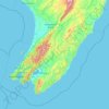 Wairarapa topographic map, elevation, terrain