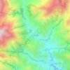 Kiribata topographic map, elevation, terrain