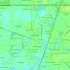 Village North topographic map, elevation, terrain