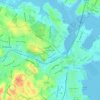 North Salem topographic map, elevation, terrain