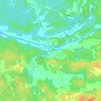 Corbeil topographic map, elevation, terrain