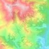 Jyamire Bhanjyang topographic map, elevation, terrain