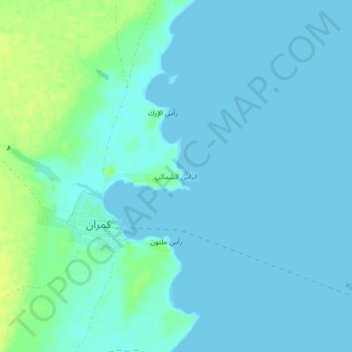 North Point topographic map, elevation, terrain