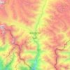 聂拉木县 topographic map, elevation, terrain