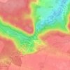 Cascades des Vaux de Cernay topographic map, elevation, terrain