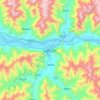 Shannan topographic map, elevation, terrain