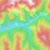 Kasol topographic map, elevation, terrain