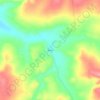 Buriti topographic map, elevation, terrain