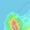 Mirador Punta Pite topographic map, elevation, terrain