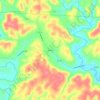 Alfred topographic map, elevation, terrain