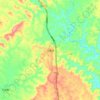 马灌镇 topographic map, elevation, terrain