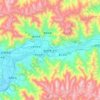 Lhassa topographic map, elevation, terrain