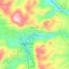 Aia Dingin topographic map, elevation, terrain