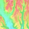 Fata topographic map, elevation, terrain